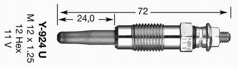 DREISSNER GP124488DREIS Izzítógyertya